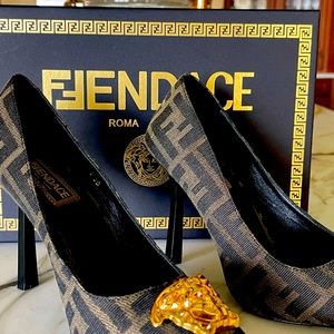 FENDACE FF JACQUARD PUMPS